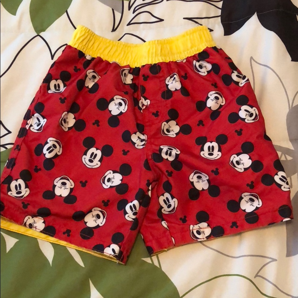 NWOT Disney Mickey Mouse Swim Trunks